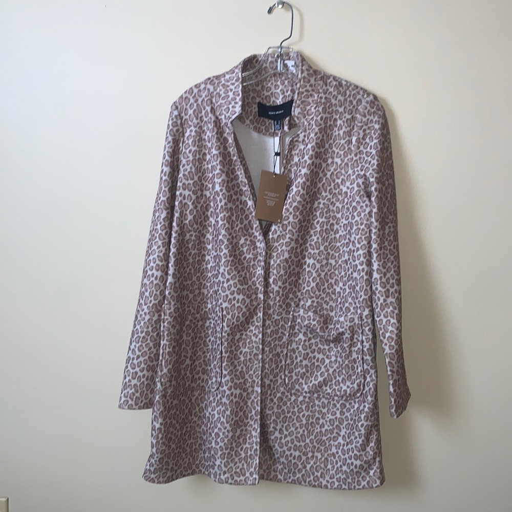 Leopard Print Trench Coat NEW Dry Goods Vero Moda